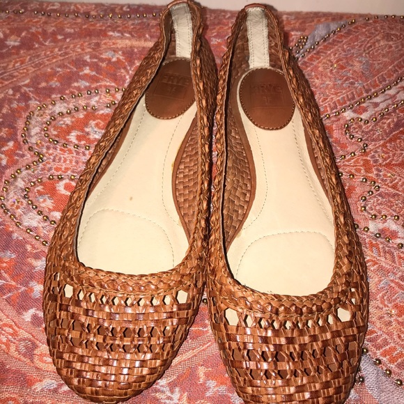 Frye Shoes - Frye basket woven flat shoes